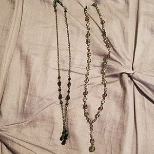 2 delicate necklaces